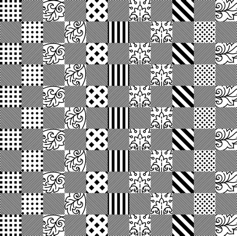 Fashionable black square pattern 3587004 Vector Art at Vecteezy