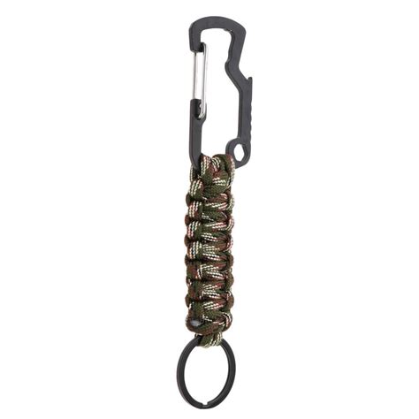 Paracord Lanyard Keychain with Carabiner Survival Tactical Trekking Travel | eBay