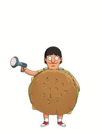 Bobs Burgers Gene Burger Costume - Burger Poster