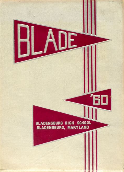 1960 yearbook from Bladensburg High School from Bladensburg, Maryland