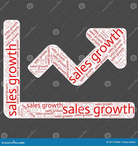 Sales growth concept stock illustration. Illustration of concept ...