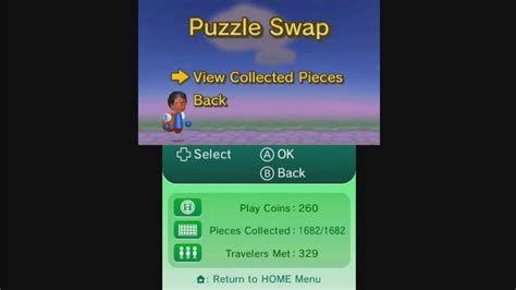 StreetPass Mii Plaza - Puzzle Swap - All Puzzle Pieces Collected! - YouTube