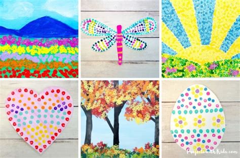 Creative Q-Tip Painting Ideas Kids Will Love to Make - Projects with Kids