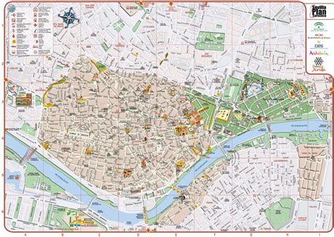 Seville Tourist Attractions Map - Seville Tourist Map Printable ...