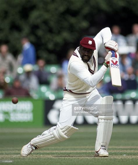 Viv Richards batting for the West Indies against Worcestershire at New Road, Worcester on 15th ...