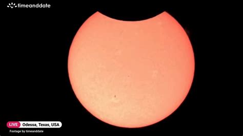 Annular solar eclipse has started in the US - See a time-lapse - YouTube