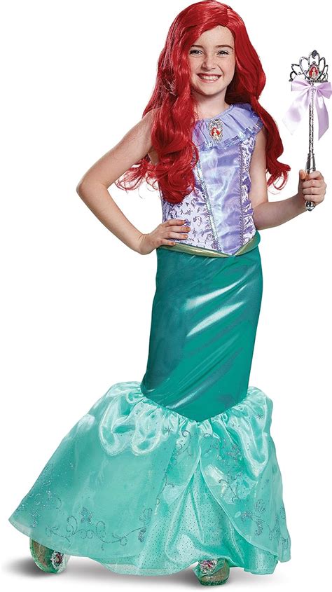 Disney Princess Ariel Little Mermaid Deluxe Girls' Costume : Buy Online ...