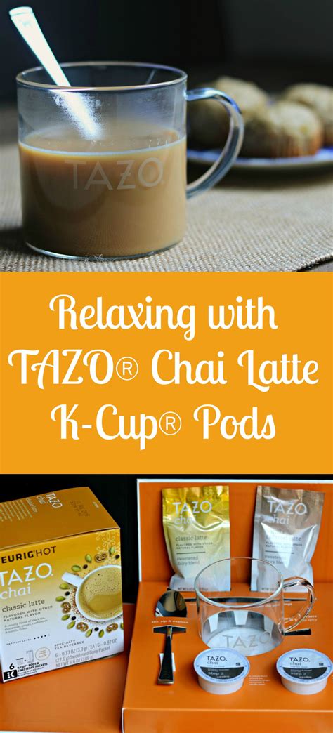 Relaxing with TAZO Chai Latte K-Cups