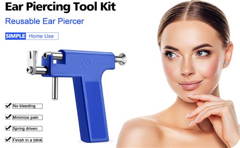 Amazon.com: YASPIT Ear Piercing Gun Kit,Professional Ear Nose Self ...