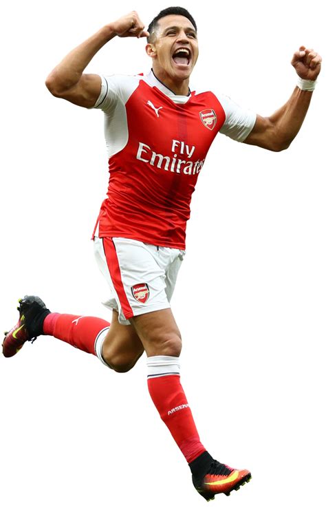 Alexis Sanchez Arsenal football render - FootyRenders