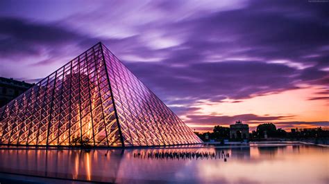 Wallpaper Louvre, Paris, France, travel, tourism, Travel Wallpaper ...