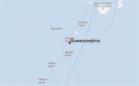 Suwanosejima Mountain Information