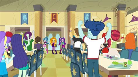 Image - Canterlot High students whipped into a frenzy EG2.png | My Little Pony Friendship is ...