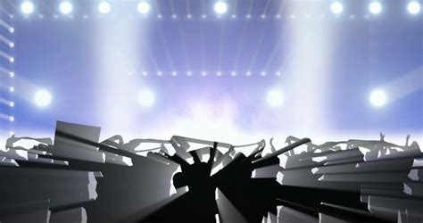 Stadium Concert Crowd Stock Footage SBV-305887320 - Storyblocks