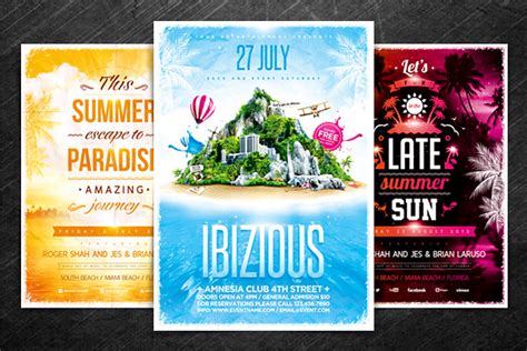 Summer Vacation Flyer Bundle, PSD Template | "Summer Vacatio… | Flickr