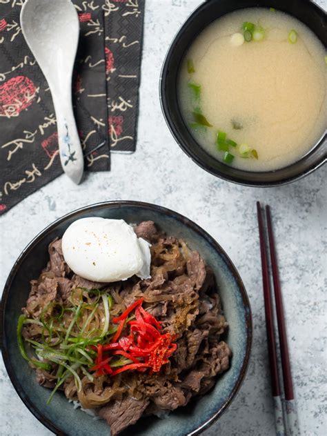 gyudon - japanese beef bowl - glebe kitchen