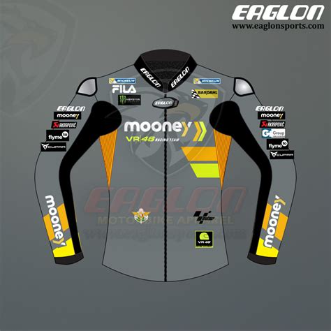 Luca Marini MotoGP 2022 Mooney VR46 Racing Leather Jacket | Motogp ...