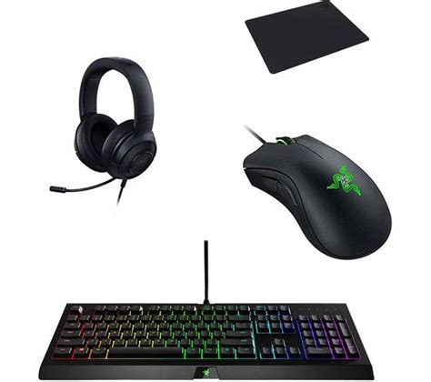 RAZER Epic Gaming Keyboard, Mouse, Headset & Gaming Surface Bundle ...