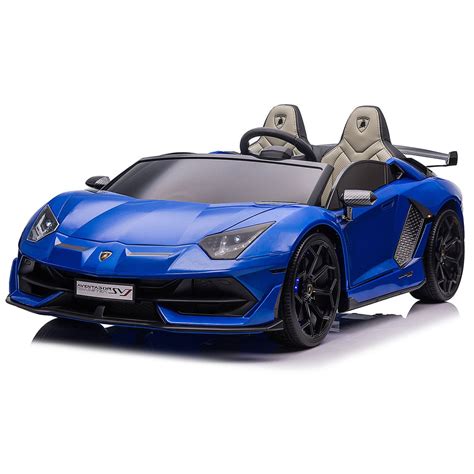 Lamborghini Aventador SVJ 24V Kids Ride-On Car with R/C Parental Remot