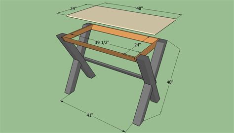 Simple Wood Desk Plans PDF Woodworking