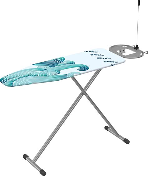 gimi Ironing Board with Anti-Bacterial Axle Cover, Size L, Metal Other, Azure, L : Amazon.co.uk ...