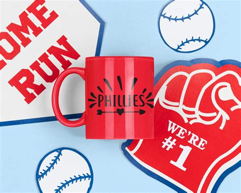 Phillies SVG Sports Cricut Svg Sports Cut File Sports Wall - Etsy