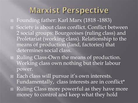 PPT - AS Sociology Introduction to Marxist Perspective PowerPoint ...