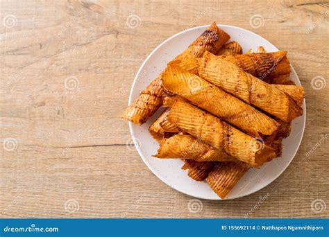 Crispy dried squid rolls stock photo. Image of rolls - 155692114