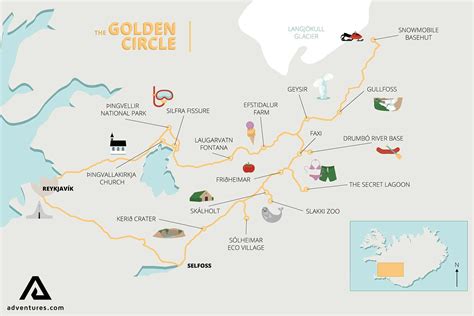 Iceland Golden Circle Map – Zip Code Map