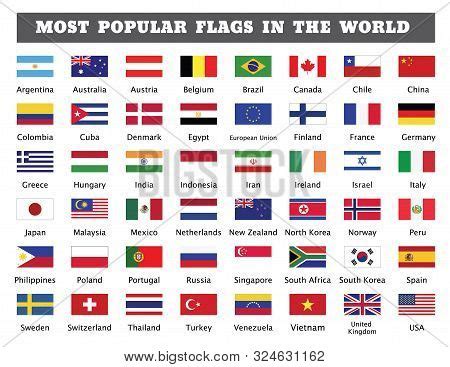 Most Popular Flags Vector & Photo (Free Trial) | Bigstock