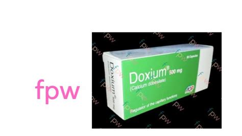 Doxium 500 mg Capsules | Calcium Dobesilate | Fareed Pharma World