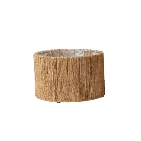 Plant basket in jute, diameter 20 cm. - Interior - NAGA A/S