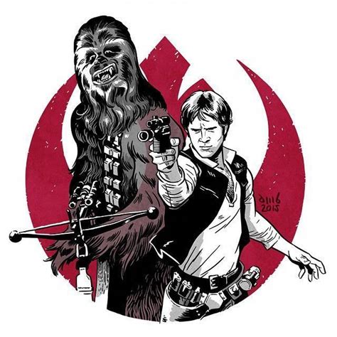 Han Solo & Chewbacca | Star Wars #starwarshansolo #starwarstattoo | Star wars villains, Star ...