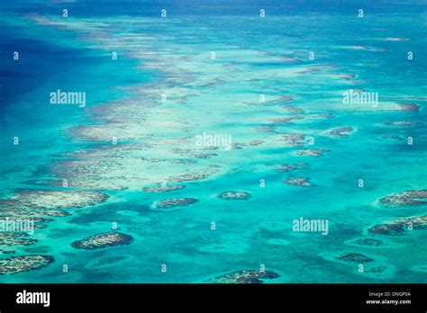 Belize barrier reef aerial view hi-res stock photography and images - Alamy