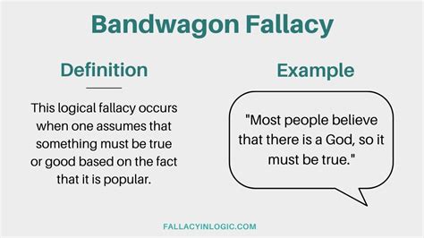 The Bandwagon Fallacy- Why the Majority Isn't Necessarily Right - Fallacy In Logic