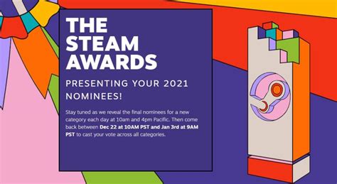 The Steam Awards Nominees for 2021 Are Now Available | N4G