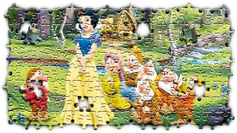 Snow White Jigsaw Puzzle - 50 PIECES - YouTube