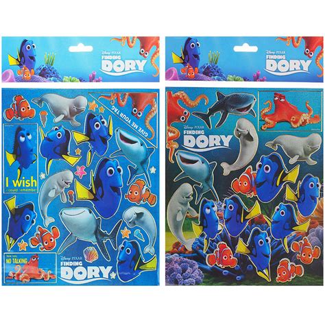 Finding Dory Authentic Licensed 12 Sheets of Stickers