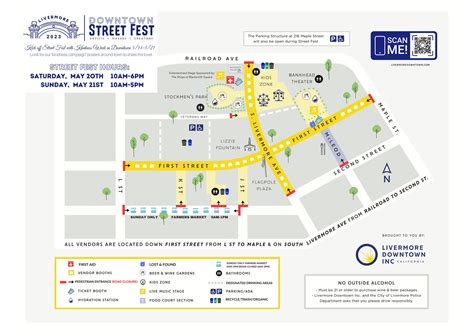 Map | 2023 Downtown Street Fest | Events | Downtown Livermore, CA