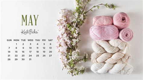 Free Downloadable May Calendar - KnitPicks Staff Knitting Blog