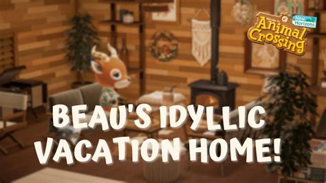 Decorating Beau The Perfect Vacation Home! // Animal Crossing New Horizons Happy Home Paradise ...