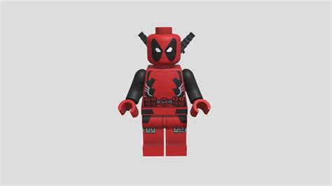 Lego DeadPool Minifigure - Download Free 3D model by Neut2000 [fa41a44 ...