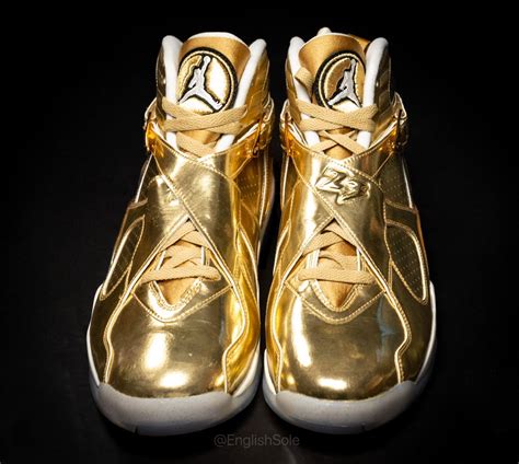 Drake Air Jordan 8 OVO Gold Sample | SBD