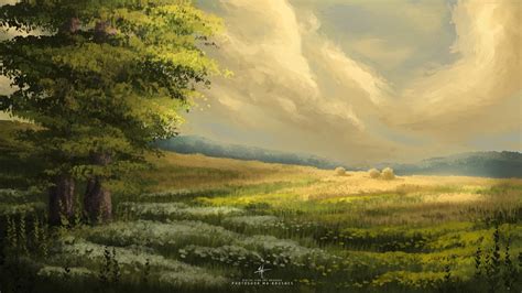 Concept Art and Photoshop Brushes - Scenery / Lanscape Digital Art ...
