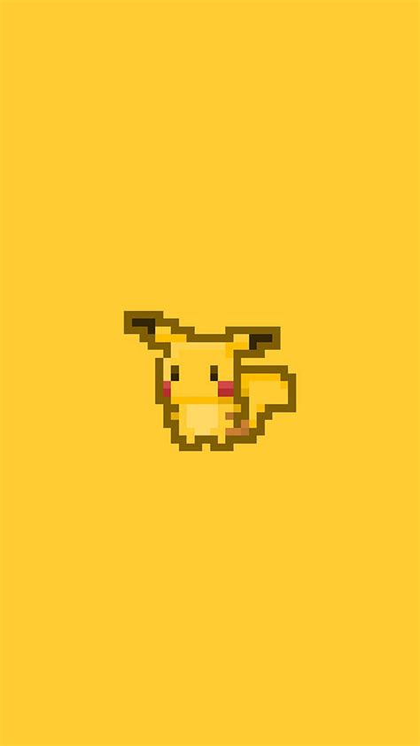 Pikachu Pokemon Pixel Art #iPhone #6 #plus #wallpaper | Pikachu ...