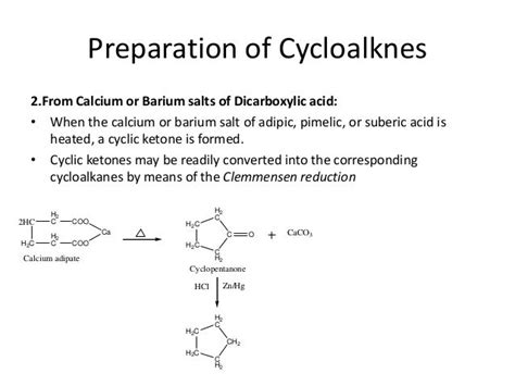 Chemistry of Cycloalkanes