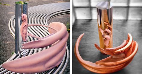 Anamorphic Sculptures and Optical Illusion Sculptures by Jonty Hurwitz