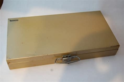 SALE vintage Kenco 35mm slide storage box hinged by 720vintage