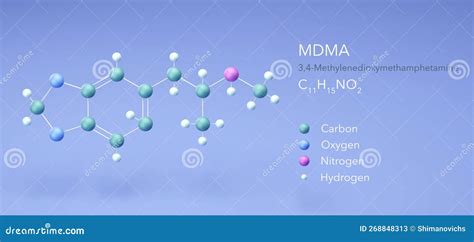 Mdma Molecule, Molecular Structures, Ecstasy, 3d Model, Structural ...