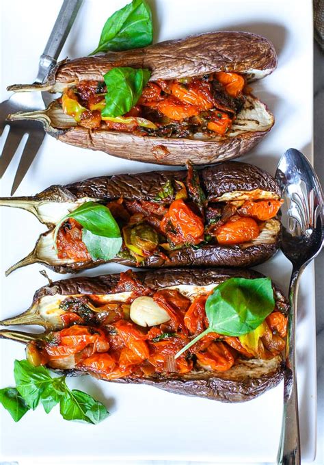 Vegan Stuffed Eggplant Recipe